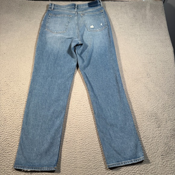 Abercrombie & Fitch Women's 90’s Straight Ultra High Rise Jeans - 10R/30 - Picture 2 of 8